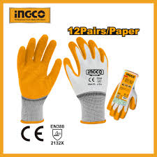 Ingco Latex gloves xl HGVL06